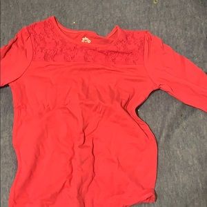 Pink long sleeve shirt for kids